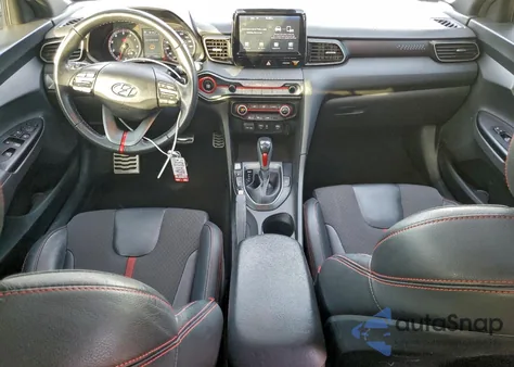 2019 Hyundai Veloster Turbo z USA, uszkodzony, nr VIN KMHTH6ABXKU014567